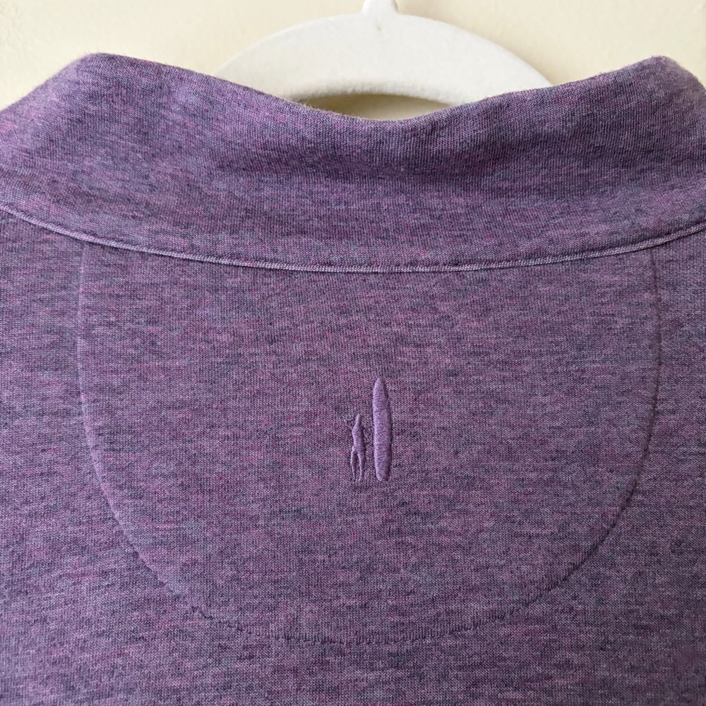 Johnnie-O | Men’s Sully Quarter Zip Pullover Sweatshirt Golf Purple XL - Picture 4 of 7